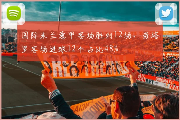 国际米兰意甲客场胜利12场，劳塔罗客场进球12个占比48%